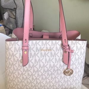 Michael Kors Large "Mel" Tote used once like new with tags perfect condition.